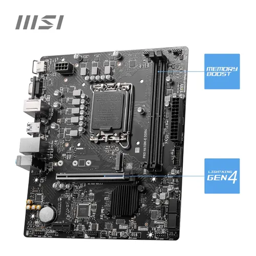 MSI PRO H610 M-S WIFI DDR4 MOTHER BOARD